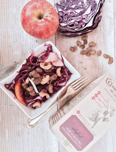 Insalata di Cavolo rosso e Mulberry
