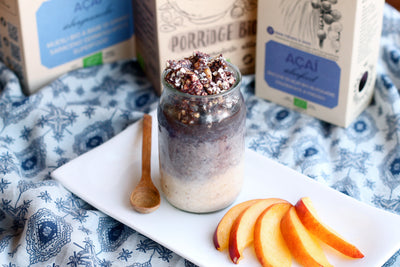 Overnight porridge all'açaì