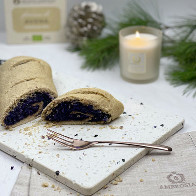 ROTOLO DI FARRO E AVENA CON CAVOLO VIOLA