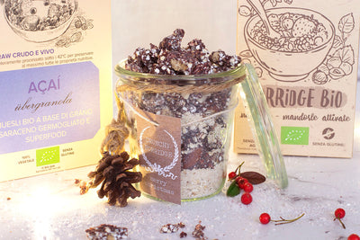 Xmas Edible Gifts - Porridge Nocciole Mandorle e Açaì