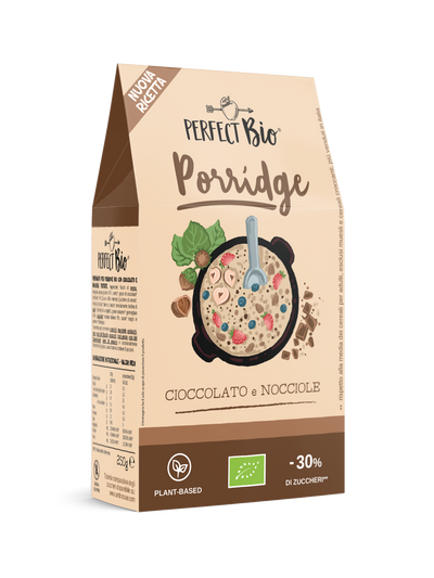 Porridge Granos de Cacao y Avellanas