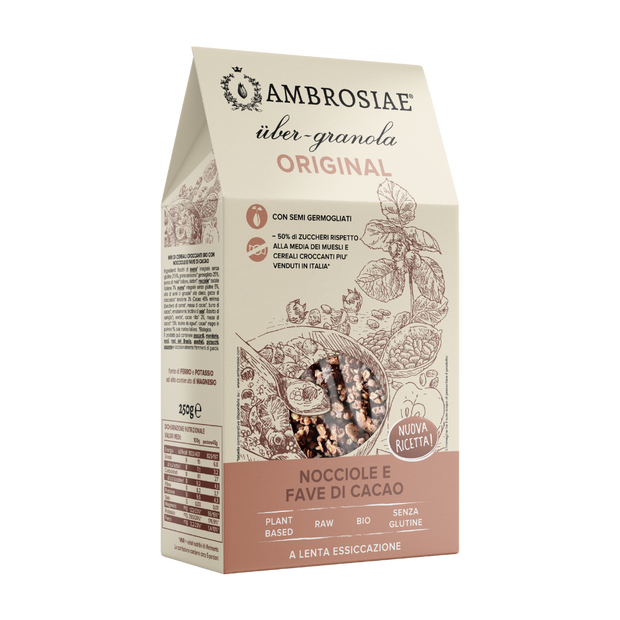 Über Granola Bio Avellanas Granos de Cacao