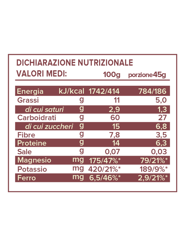 Über Granola Proteica Cacao Fondente