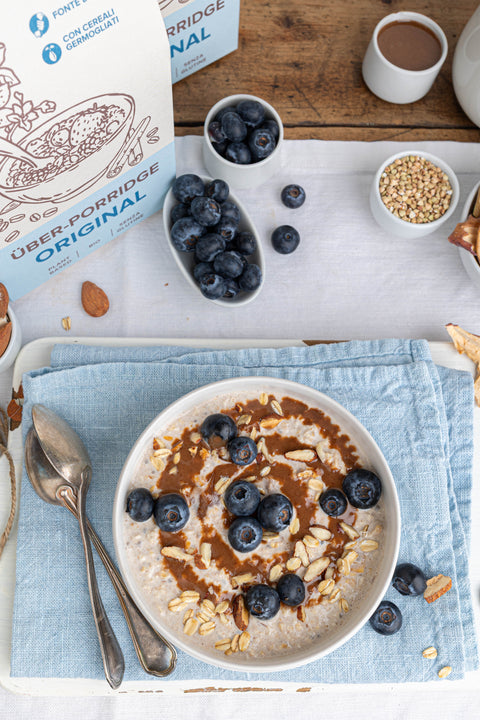 Porridge Avellanas Almendras Activadas
