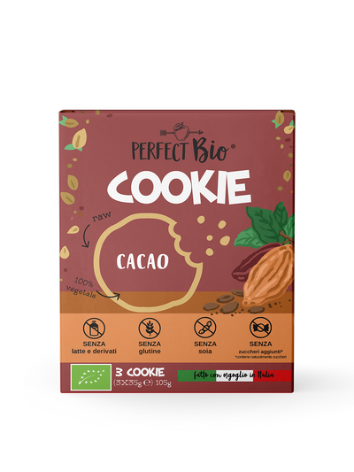 Biscotti senza glutine al cacao e frutta secca PerfectBio