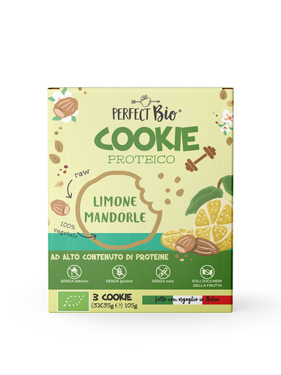 Biscotti senza glutine mandorle e limone PerfectBio
