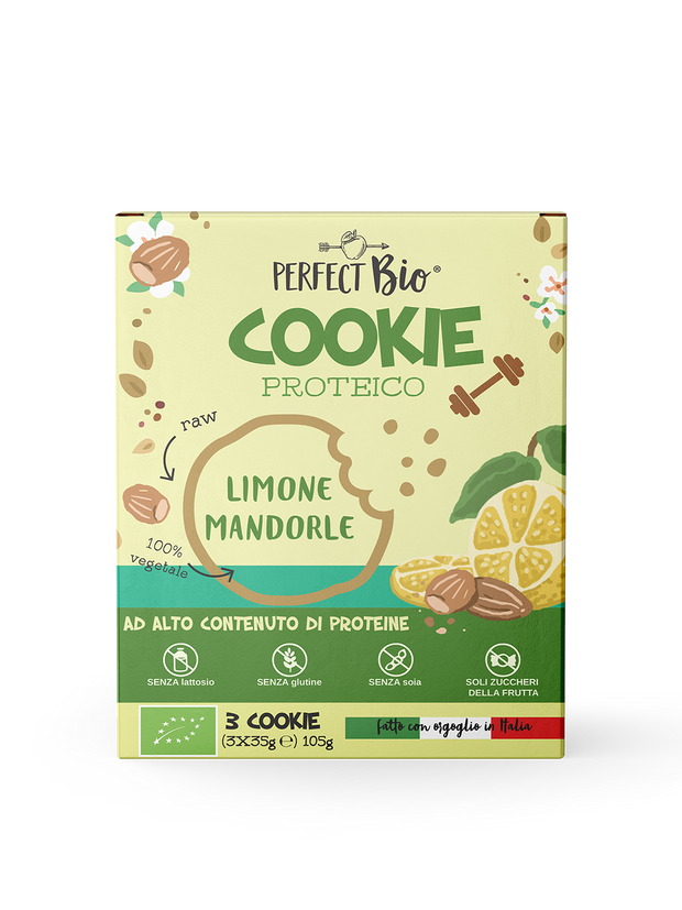 Biscotti senza glutine mandorle e limone PerfectBio