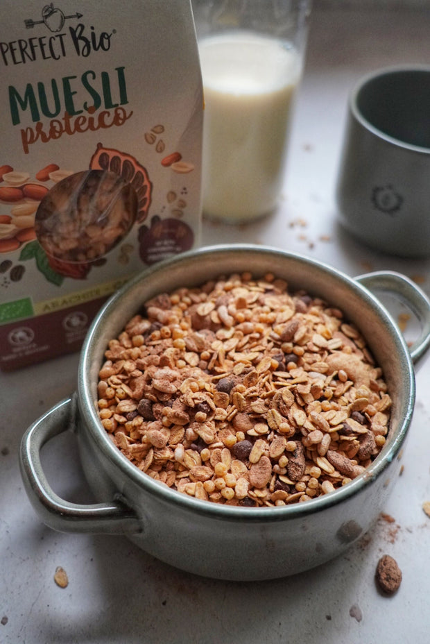 Muesli Proteico Cacao y Coco